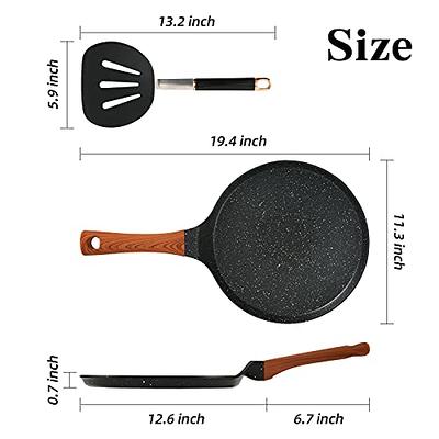 GGC 14 Cast Iron Pizza Pan Round Flat Pans Make Different Dishes