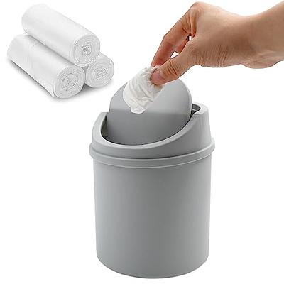 Dotbengc Mini Desk Trash Can with 90 Trash Bags, Small Garbage Can,  Countertop Trash Can, Tiny Waste Basket for Bathroom Desktop Bedroom  Kitchen Office Table - Yahoo Shopping