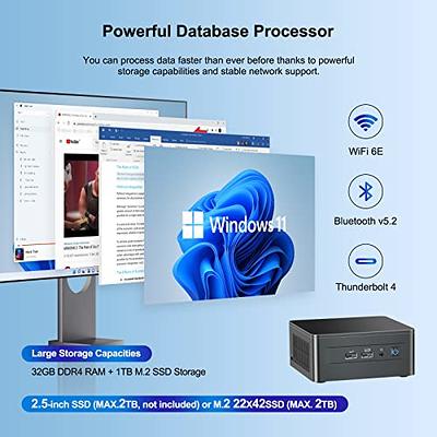 Intel NUC 12 Pro Mini PC Kit NUC12WSHi7 (12-Core i7-1260P 32GB RAM