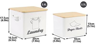 Gdfjiy Metal Laundry Powder Container, Dishwasher Pod Holder, Washing  Powder Storage Bin & Dishwasher Tablets Bin Set with Scoop, Laundry Room  Storage, Ideal for Holding Pods Tablets Detergent (White) - Yahoo Shopping