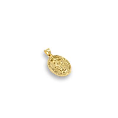 Gold Filled Miraculous Lady Charm Virgin Mary Our Lady of Lourdes