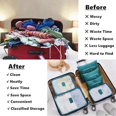 Travel Organizer Compression Packing Cubes Clothes Storage Bags Shoe Bag  Large Capacity Luggage Organizer Travel Accessories