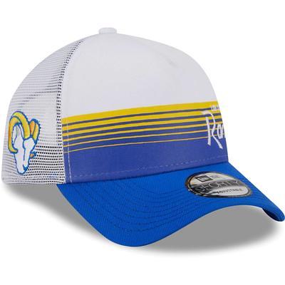 Los Angeles Rams Throwback 9FIFTY Snapback Hat, Blue, NFL by New Era