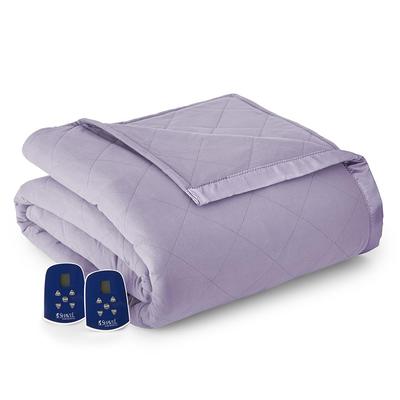 Unbeatable Value Oumilen Purple Print Flannel Fleece Luxury