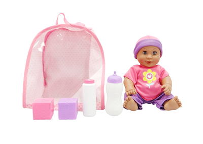 My Sweet Love Baby's First Day Pink Play Set, 10 Pieces, Featuring  Realistic 14 Washable La Newborn Doll, Perfect for Children 2+