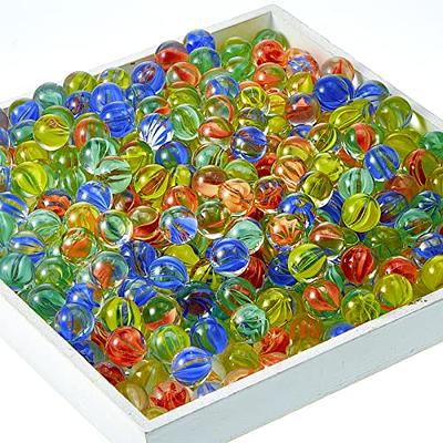 Multicolored Cat's Eye Flat Glass Vase Filler Marbles - 5 Lb.