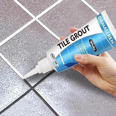 Grout Paint, 2 Pack Black Grout Filler Tube, Grout Cleaner Sealer for  Bathroom Shower Kitchen Floor Tile, Fast Drying Tile Grout Repair Kit,  Restore