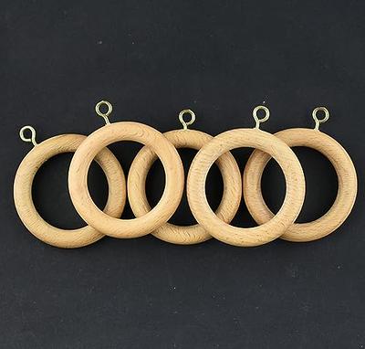 Wood Curtain Rings at