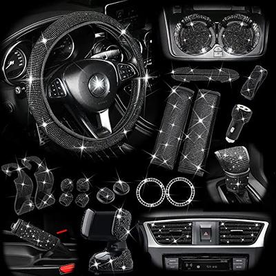 EKALA 32PCS Bling Car Accessories Set for Women Bling Steering Wheel Cover  Bling Car Charger Phone Mount Holder Diamond Sunglasses Holder Glitter Car  Decor Set for Interior(Black) - Yahoo Shopping