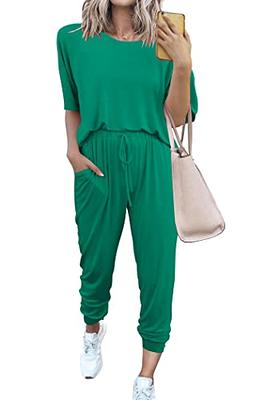 PEHMEA Women's 2 Piece Outfits Hoodies Crop Pullover and Joggers Pants  Fleece Tracksuit Sweatsuit Set, Bean Green, Small : : Clothing,  Shoes & Accessories