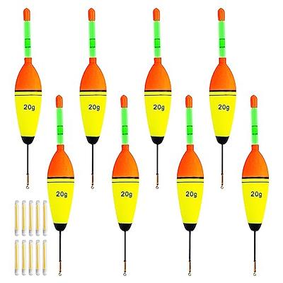 5PCS 30G LED Bobbers Glow in The Dark Bobbers Fishing Lighted