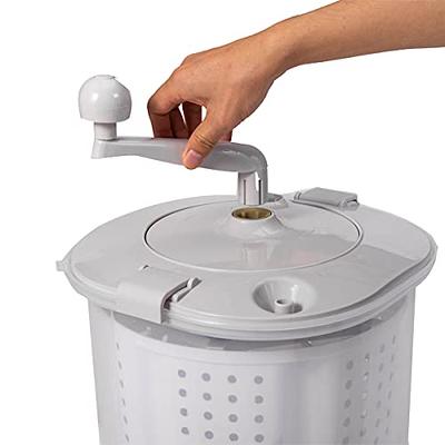 DOMINTY Portable Manual Washing Machine Portable Washer Dryer with Spin  Dryer Camping