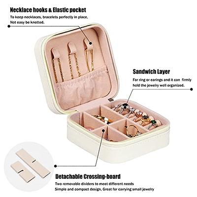 4 layers Small Portable Jewellery Box, Earring Organizer Box,Jewellery  Makeup