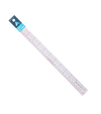 HARFINGTON Stainless Steel Ruler 24 Inch 60cm Metric English Ruler