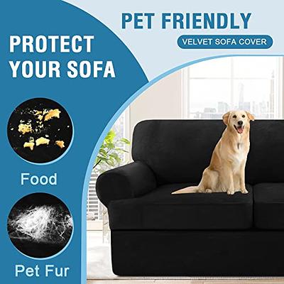 Thick Couch Cushion Covers Durable Sofa Seat Slipcover Furniture Protector  for Individual Couch Cushions,Super Stretch Individual Seat Cushion Covers