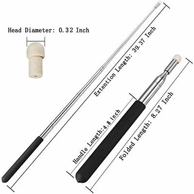 1pc Stainless Steel Telescopic Teacher Pointer, Simple Extendable