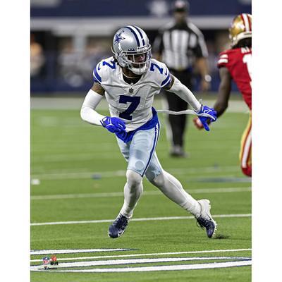 Trevon Diggs Dallas Cowboys Autographed 8'' x 10'' Interception vs