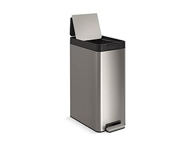 Happimess Connor Rectangular 13-gallon Trash Can With Soft-close