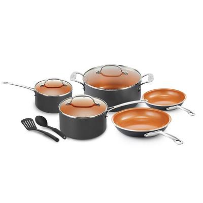 ZLINE 10-Piece Non-Toxic Stainless Steel and Nonstick Ceramic Cookware Set (CWSETL-NS-10)