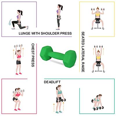 Balelinko Home Gym Equipment Workouts Strength Training Weight Loss Pilates  Weights Yoga Sets Free Weights for Women, Men, Seniors and Youth, 12LB  Green, Single - Yahoo Shopping