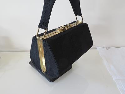 Vintage Genuine Cordé Black Barrel Handbag/Bag/Purse With Brass Fittings  Made in England - 1940's Medium Size - Yahoo Shopping