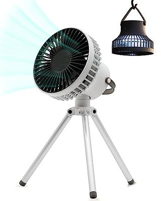 Portable Rechargeable Desk Fan air Cooler Mini Operated Desk 4 Adjustable  Speeds