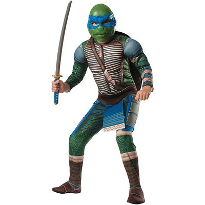 TMNT Teenage Mutant Ninja Turtles Leonardo Costume Unisex Adult Sublimated  Halloween Costume T Shirt (Large) White (Front/Back) - Yahoo Shopping