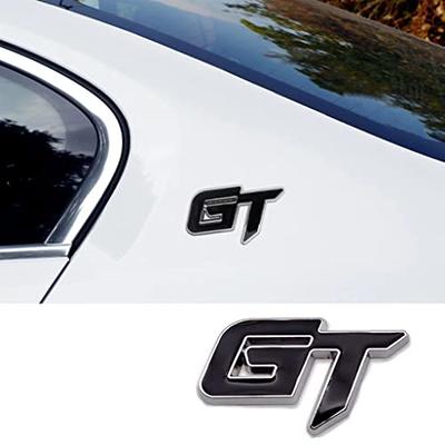 2 PC GT Emblem Premium 3D Car GT Badge Racing Car Sticker