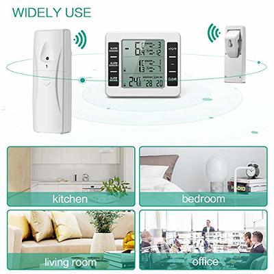 Home Digital LCD Wireless Fridge Thermometer Sensor Freezer