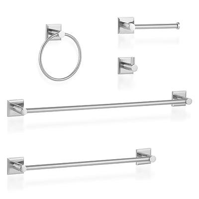 Stainless Steel Heavy Towel Rod/Towel Rack for Bathroom/Towel  Bar/Hanger/Stand/Bathroom Accessories (24 Inch - Chrome Finish)