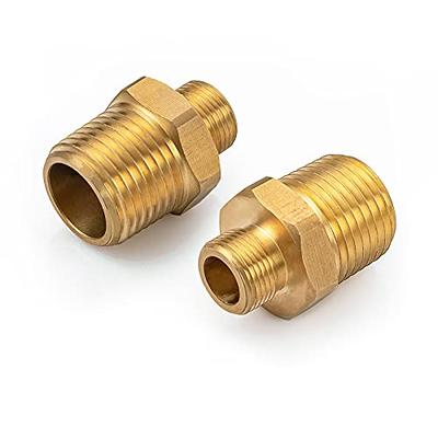  Quick Connect Female Brass Adapter – 3/8” Quick Connect x 3/8”  Female Threaded Compression. Converts 3/8 COMP Fittings to a Quick  Connect. Perfect for Water Filtration, RO System, Ice Maker (5