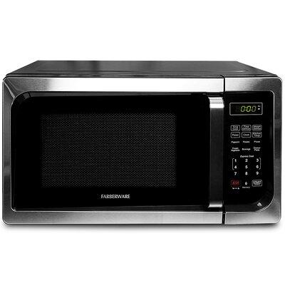 Midea 0.9 cu. ft. 1000-Watt Commercial Countertop Microwave Oven  Programmable in Stainless Steel In and Out 1025F1A - The Home Depot