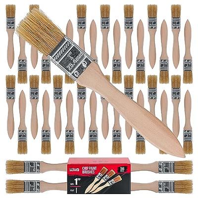 Bates- Chip Paint Brushes, 3 Inch, 6 Pack, Chip Brush, Brushes for  Painting, Paint Brushes, Stain Brushes for Wood, Natural Bristle Paint  Brush, 3 Inch Paint Brush, Chip Paint Brushes for Paint 