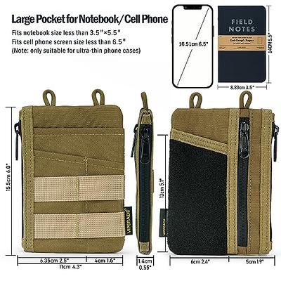 VIPERADE VE18-S Small EDC Pouch, Mini Pocket Organizer Pouch for Men, EDC  Pocket Organizer Pouch, 3 Slots with 2 Zipper Pockets, Velcro Pouch  Multitool Pouch - Yahoo Shopping