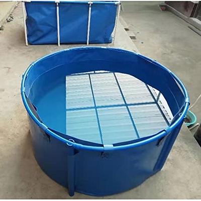 Round Foldable PVC Fish Tank Large Aquarium Plastic Fish Farm Tank - China  PVC Water Tank, Water Storage Bladder