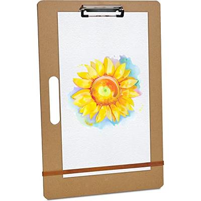 Art Advantage Artist Sketch Tote Board 23 x 26 with handle, clips and  elastic band. Portable, lightweight, Masonite drawing board for class or  studio. Fits in Artists Tote 