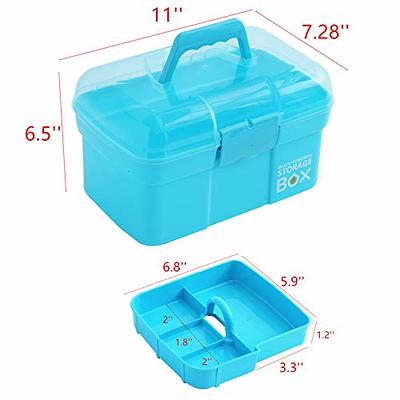 Large Plastic Storage Bin w/ Handles Teal - Yahoo Shopping