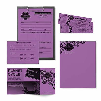 Jam Paper Colored 24lb Paper, 8.5 x 11, Ultra Pink, 100 Sheets/Pack (103564) | Homeoffice