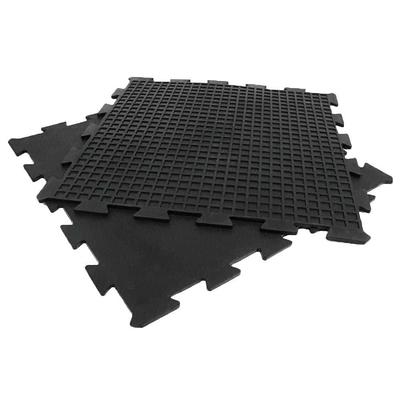 Rubber-Cal Eco-Safety Interlocking Playground Tiles - 4 pack