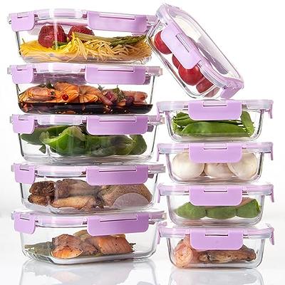 Mainstays 3 Assorted 70 piece Rectangular Meal Prep Food Containers Set, 35  Pack