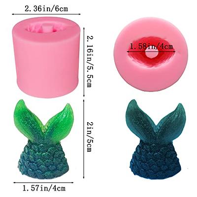 Cute Mermaid Tail Straw Topper Silicone Mold for Epoxy Resin, Reusable Fish  Tail Fondant Molds for DIY Jewelry Making Candy Clay Crafts Supplies Straw  Decoration - Yahoo Shopping