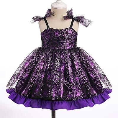 Fancy Kids Flower Princess Halloween Cosplay Pageant Party Dress