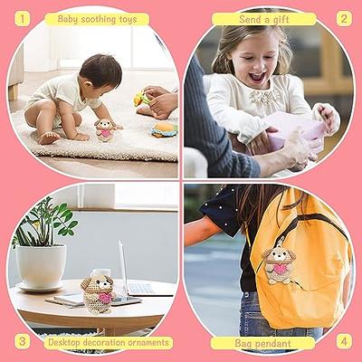 UzecPk Beginners Crochet Kit, 3 Pack Cute Small Animals Kit for