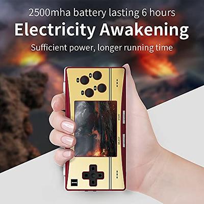  Anbernic RG35XX Handheld Game Console Retro Games Consoles with  3.5 Inch IPS Screen 64G TF Card 5474 Classic Games 2100mAh Battery Support  Linux and Garlic Dual Stylem, HDMI and TV Output