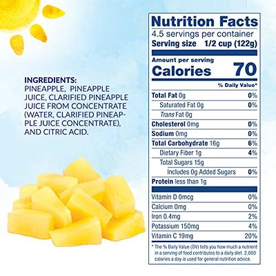 Dole Frozen Pineapple Chunks 16oz Bag