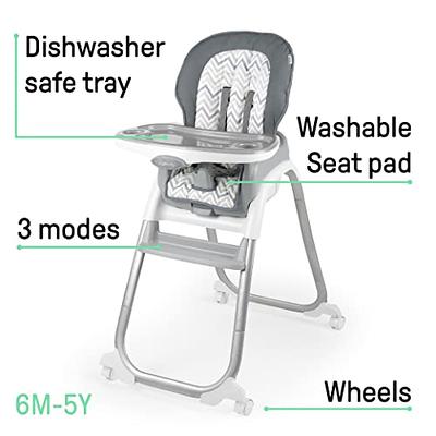 Ingenuity Trio 3-in-1 Convertible High Chair, Toddler Chair, Booster Seat -  Flora The Unicorn 