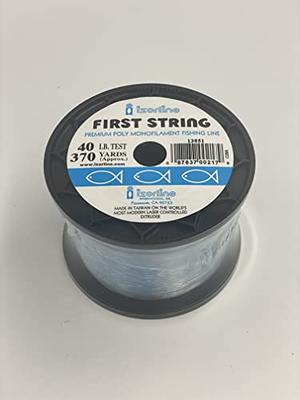 Izorline First String Premium Poly Monofilament Fishing Line 1/4 Bulk  Spool, Blue Color (40 Lb 370 Yards) - Yahoo Shopping