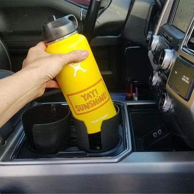 2-in-1 Expander Car Cup Holder Adapter Expander Organizer for Phone Bottles  Mugs