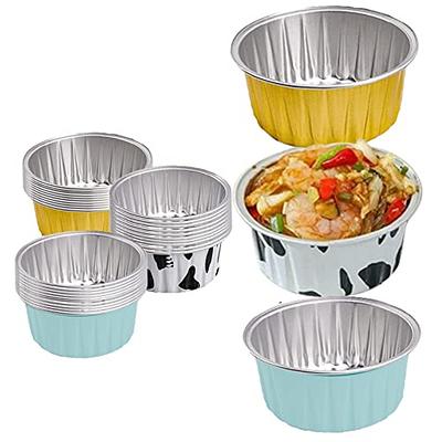 Aluminum Foil Baking Cups, 30Pcs Baking Cups Reusable Aluminum Foil Pans  Foil Cupcake Liners Foil Cake Pan for Grill Air Fryer Microwave Oven  Steamer - Yahoo Shopping