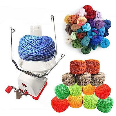 Yarn Ball Winder, Large Capacity Weaving Yarn Knitting Loom Crochet Swift Ball  Winder DIY Knitting Needles Set, Hand Operated Yarn Ball Winder 10 Ounce  (L22)) - Yahoo Shopping